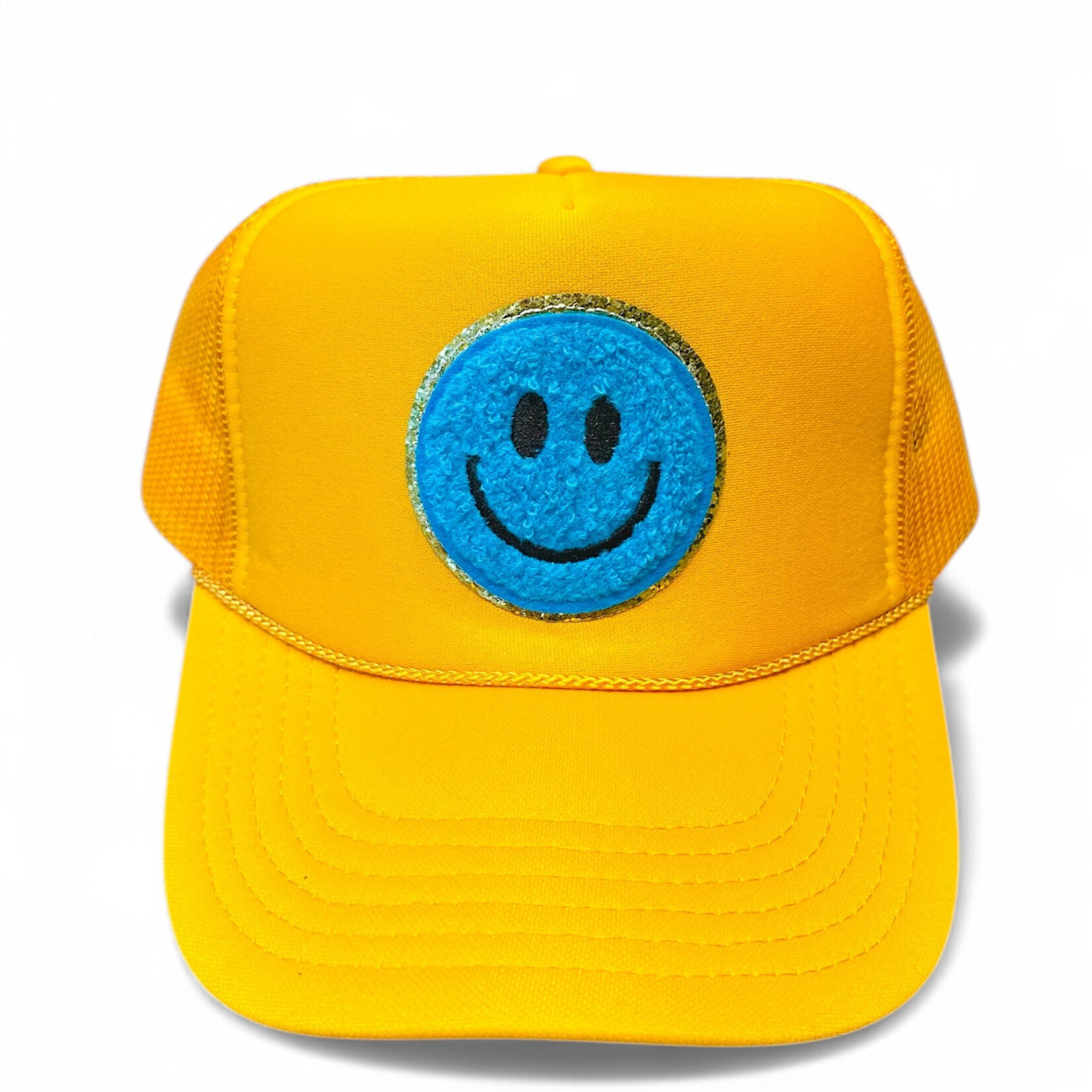 Après Babe Yellow Smiley Face Trucker Hat
