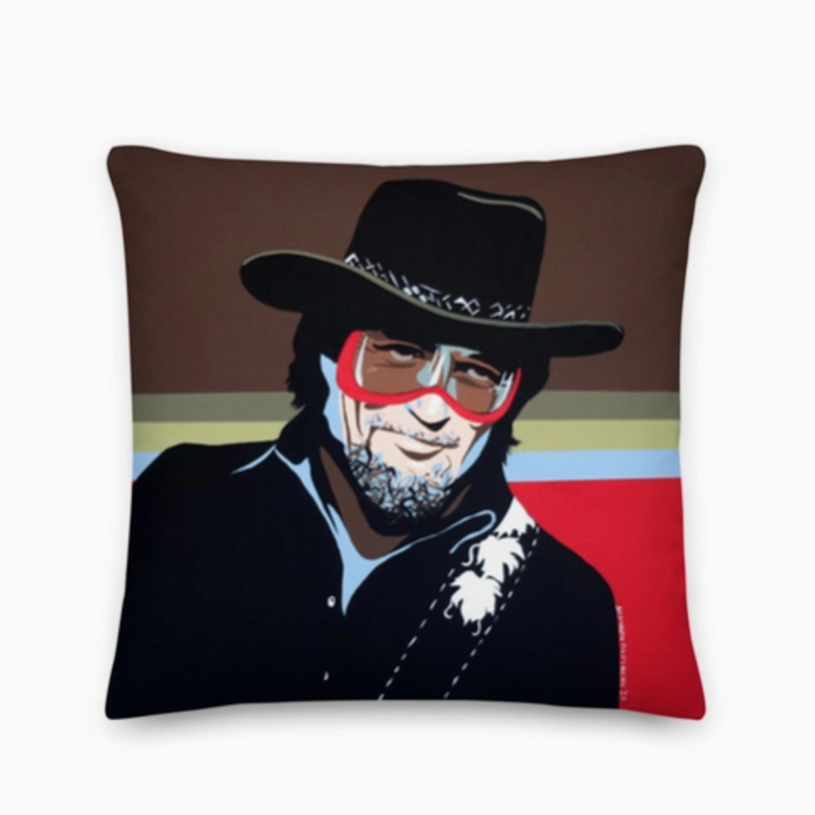 Waylon Jennings Après Ski Pillow