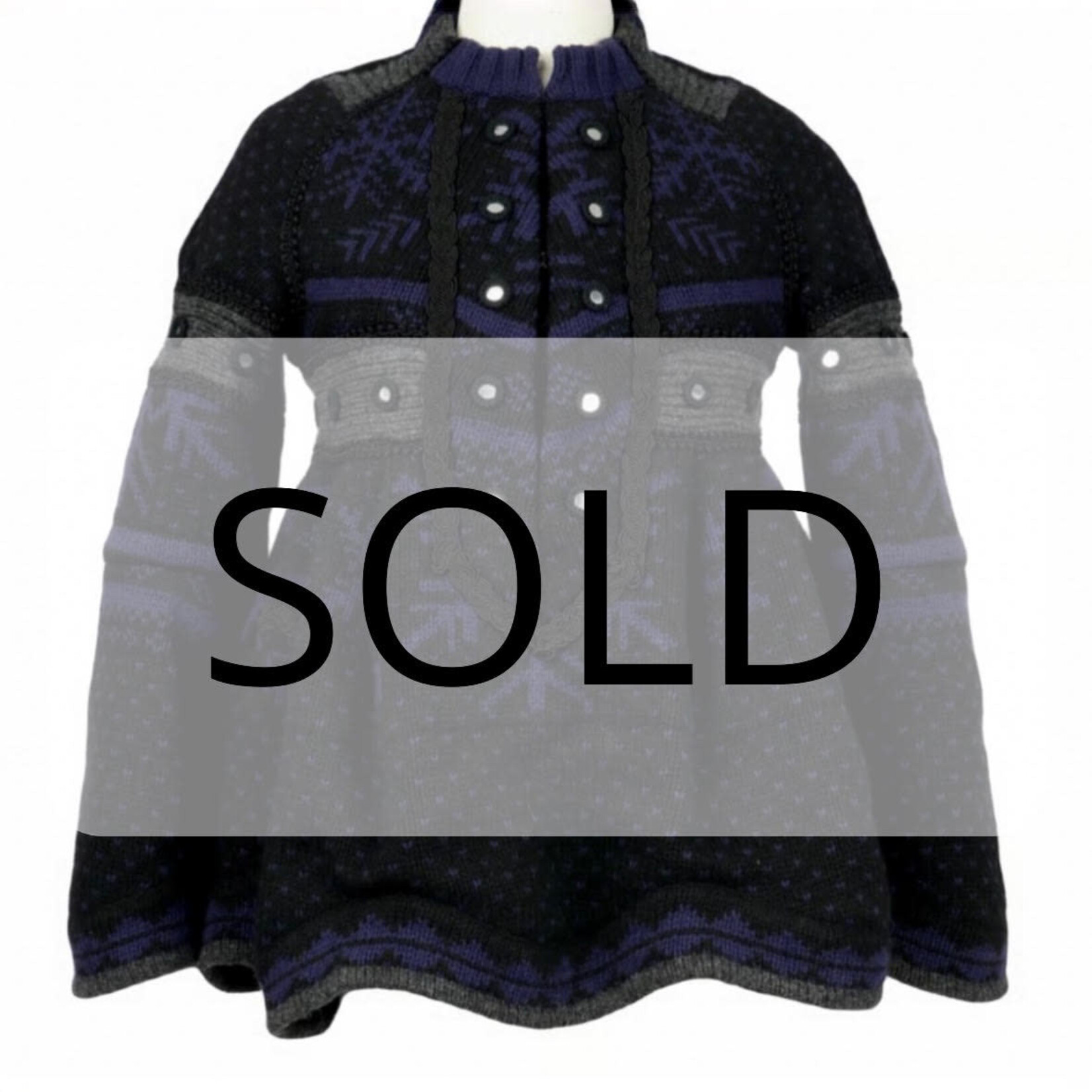 Sacai Extremely Rare Sacai Designer Peplum Ski Sweater
