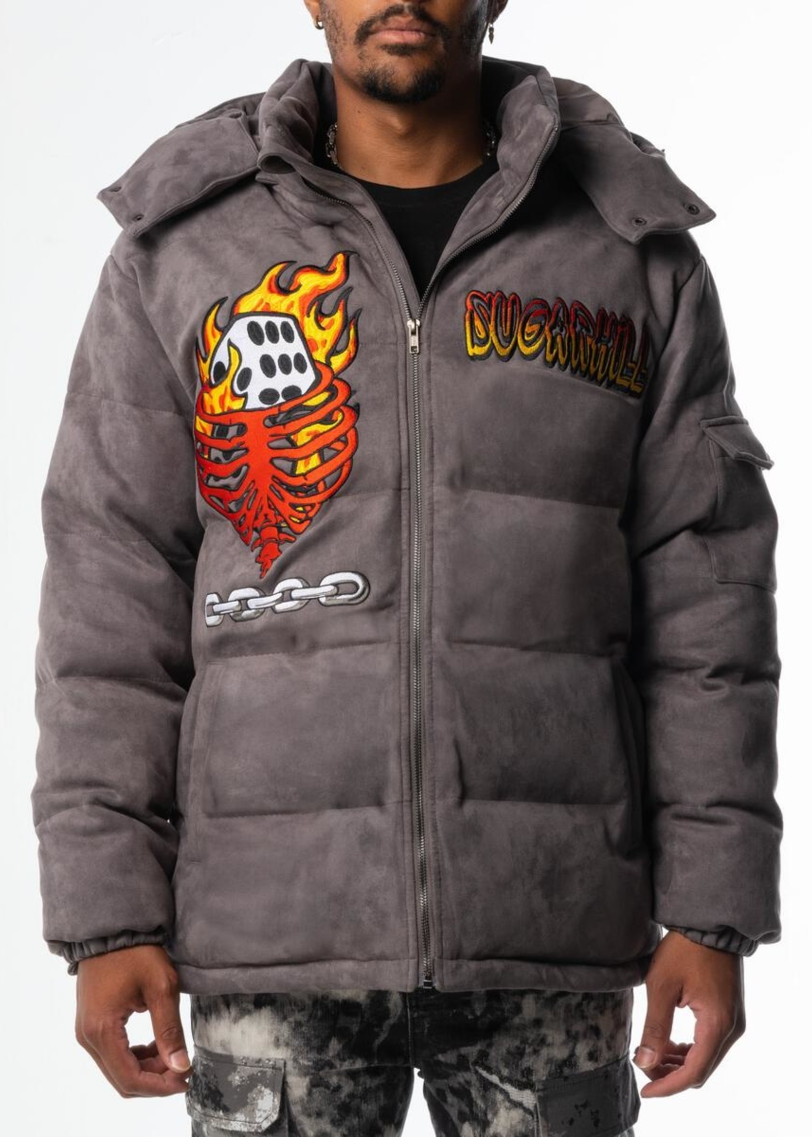 Sugar Hill Sugar Hill All is Lost Suede Puffer