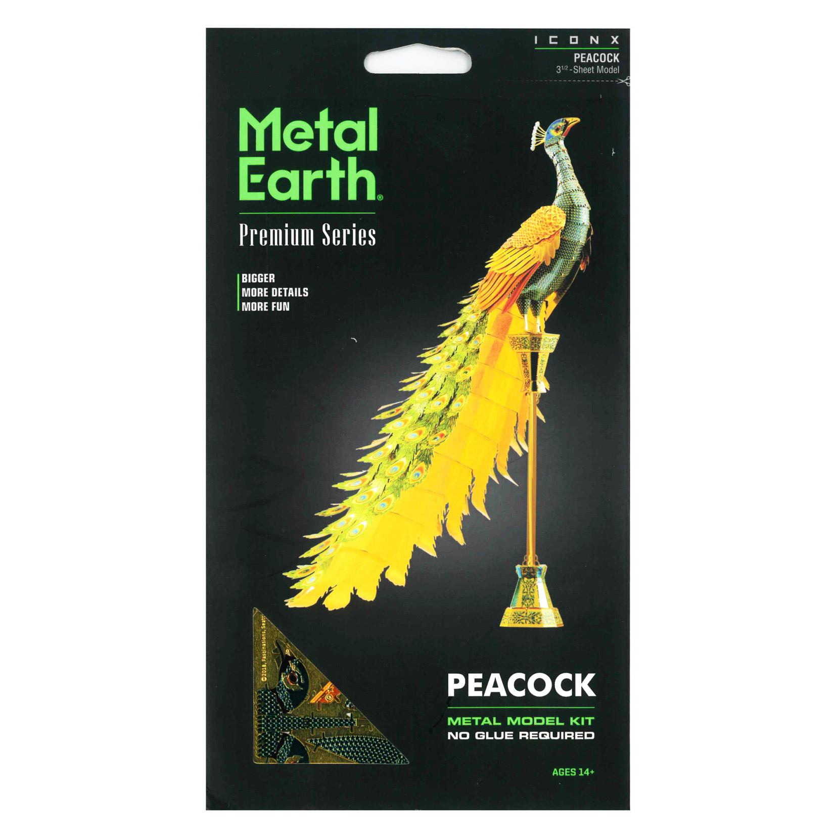Metal Earth Peacock