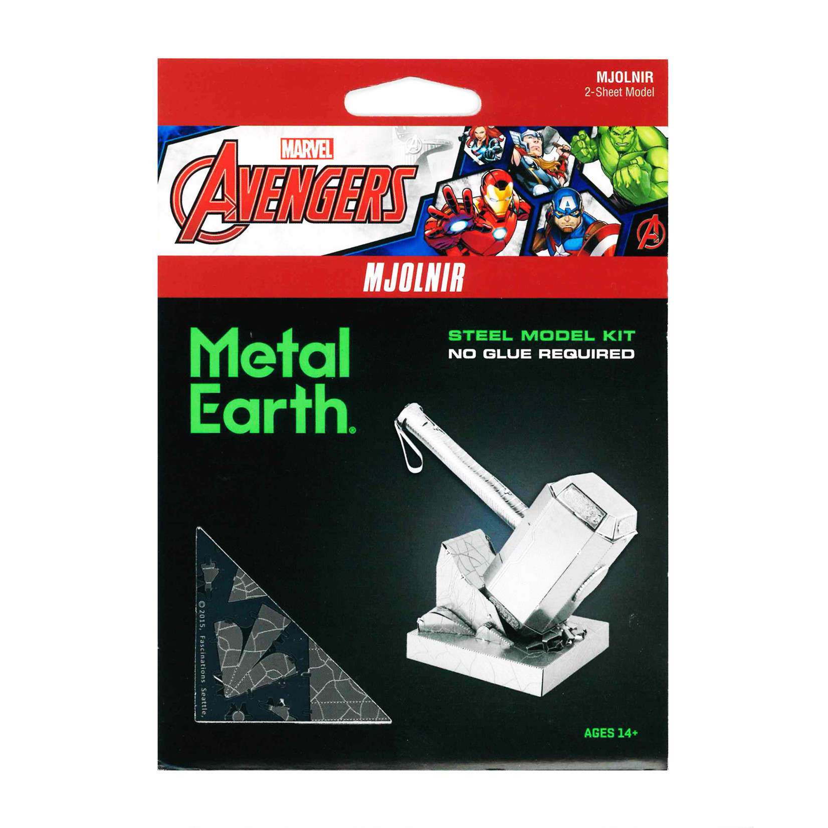 Metal Earth Mjolnir Thor's Hammer