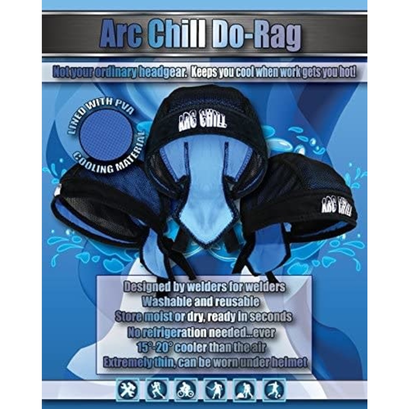 Welding Material Sales Blue Demon Arc-Chill Dorag