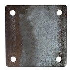 Spring Creek Base Plate 3/16" , 5" Square W/ 7/16" Holes