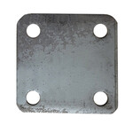 Spring Creek Base Plate 3/16" , 3" Square W/ 3/8" Holes