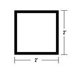 2" x 2"