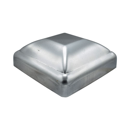 Pressed Steel Post Caps 4" DIY Steel