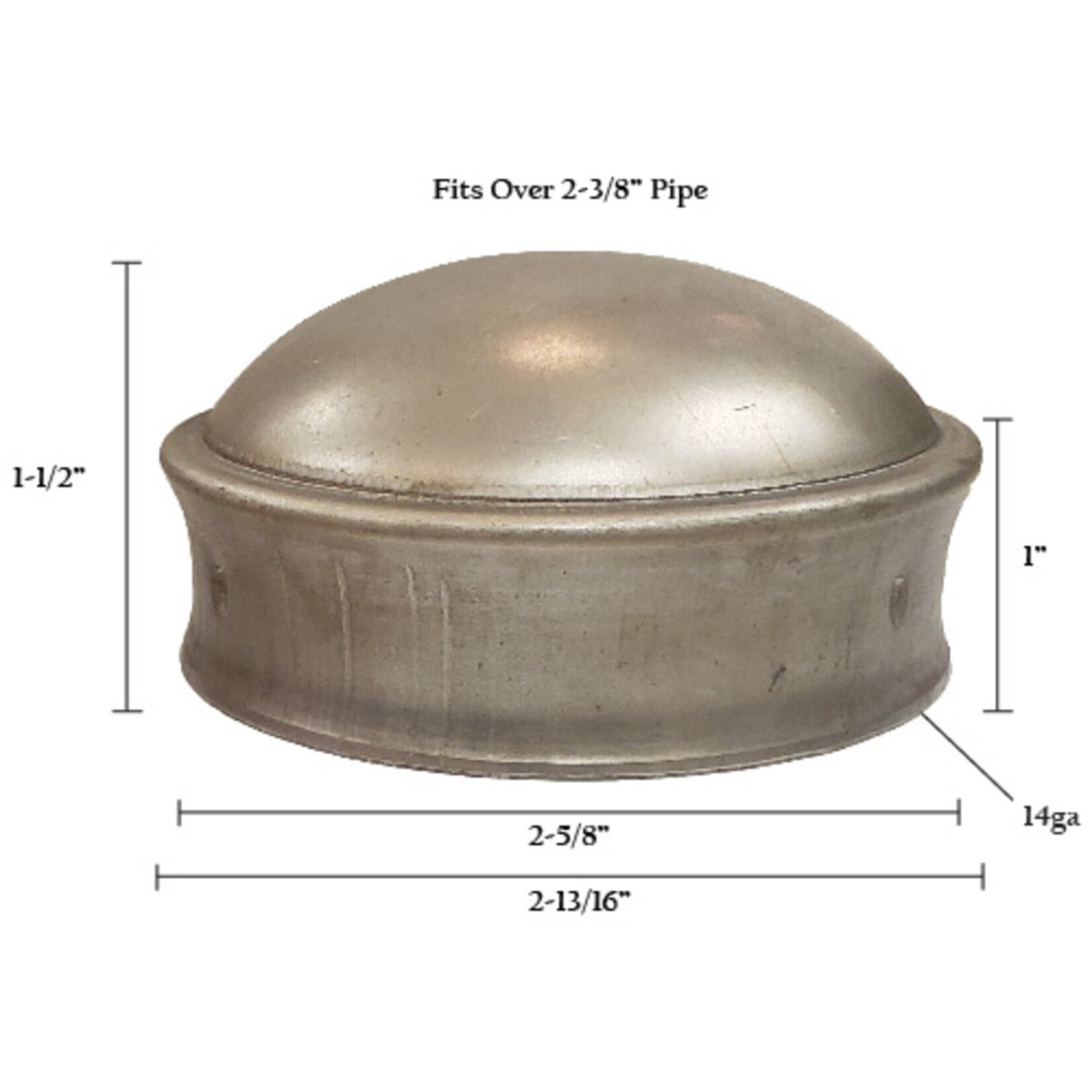 Spring Creek Pressed Post Cap 2-3/8" - Bare