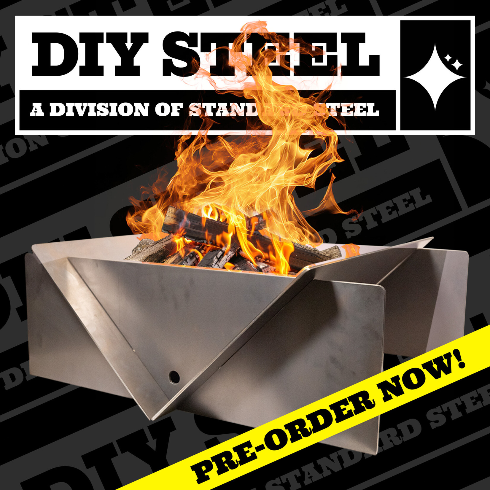 DIY Steel Steel Fire Pit (PRE-ORDER)