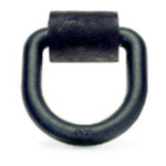 Pacific Cargo 3/4" Forged D-Ring w/ Weld-On Clip