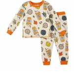 MudPie Pumpkin Spice Pajama Set