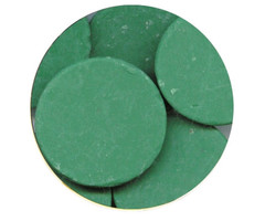 Dark Green chocolate coating by Merckens  1 pound.