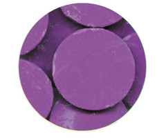 Purple colored merckens chocolate coating 1/2 pound