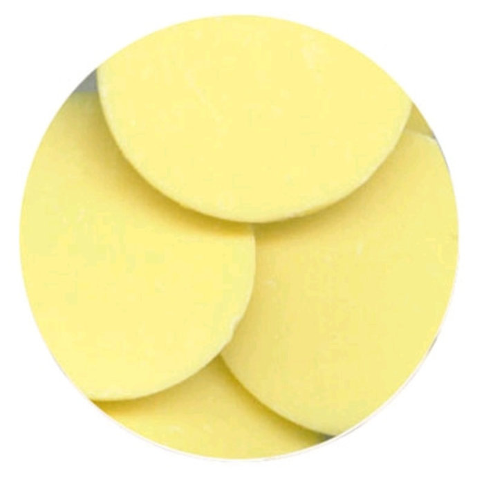 Yellow chocolate coating by Merckens 1/2 pound