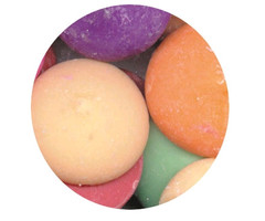Mixed colored melting Wafers by Merckens  1/2 pound