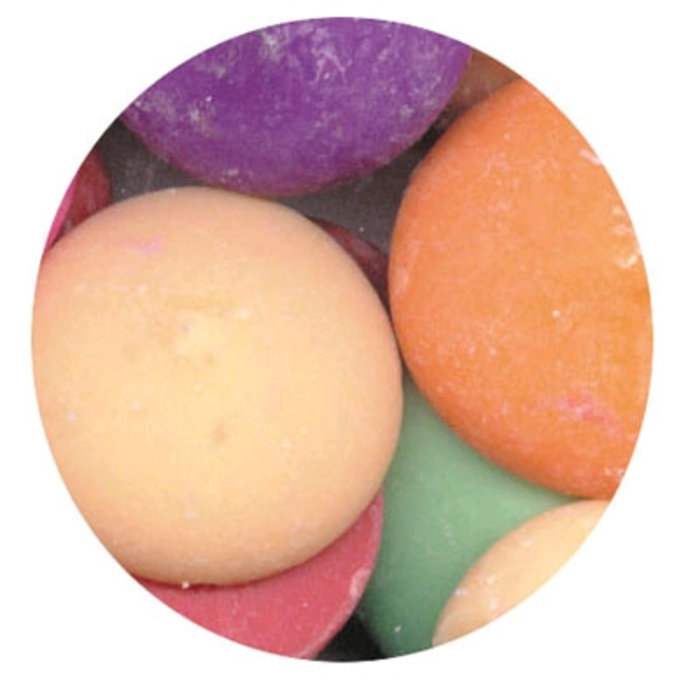 Mixed colored melting Wafers by Merckens  1/2 pound