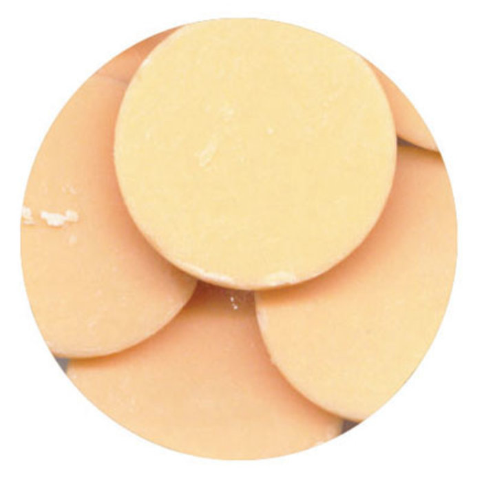 Peach Colored Chocolate Coating by Merckens 1/2 Pound