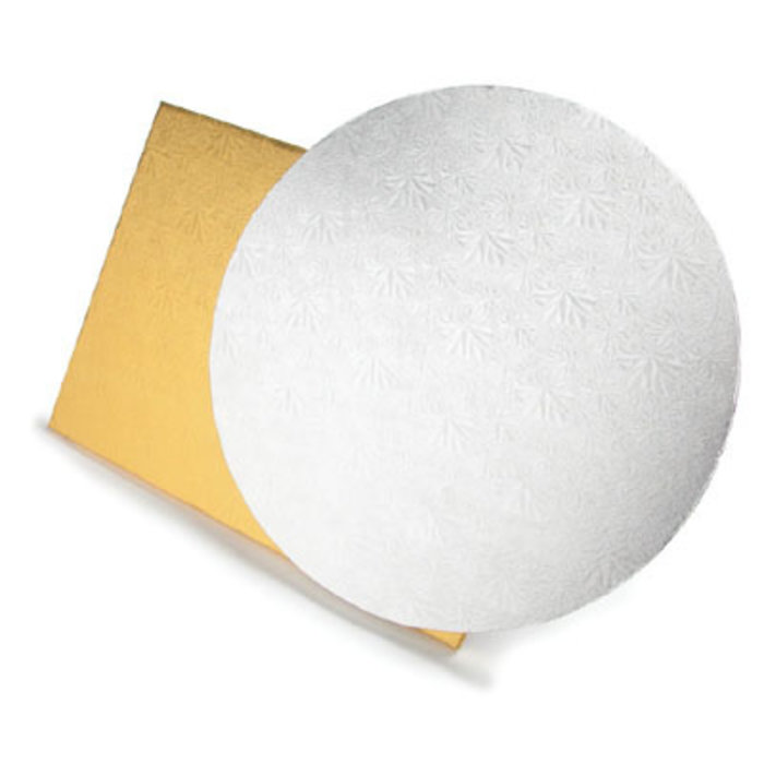 White Cake Drum Round 14"