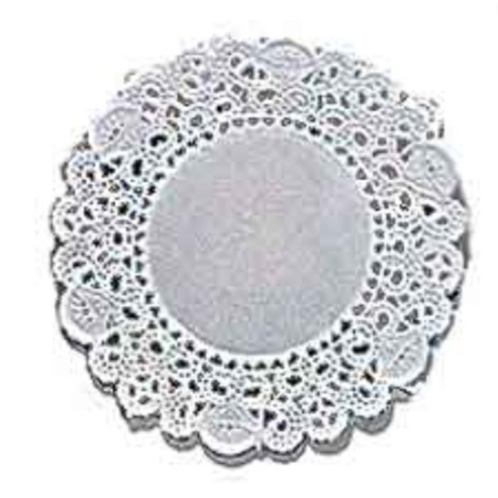 White Cake doilies by Wilton 8"