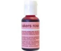 Baker's Rose Liqua-Gel Food Color by Chefmaster