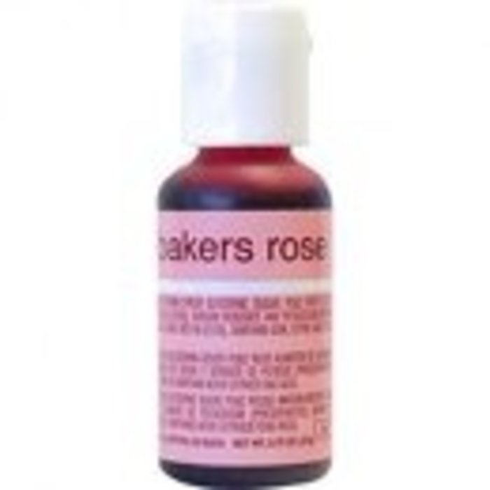 Baker's Rose Liqua-Gel Food Color by Chefmaster