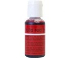 Tulip Red Liqua-Gel Food Paster Color by Chefmaster No Taste Red