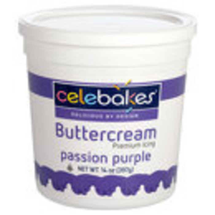 Passion Purple Buttercream Icing PHO Free 14 Ounce