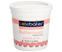 Pastel Pink Buttercream Icing PHO Free 14 Ounce