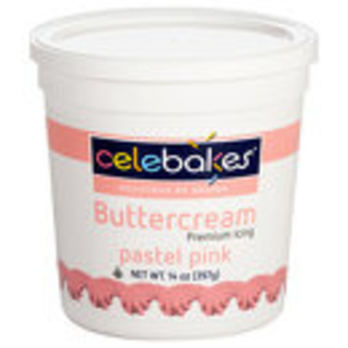 Pastel Pink Buttercream Icing PHO Free 14 Ounce