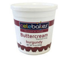 Burgundy Buttercream Icing PHO Free 14 Ounce