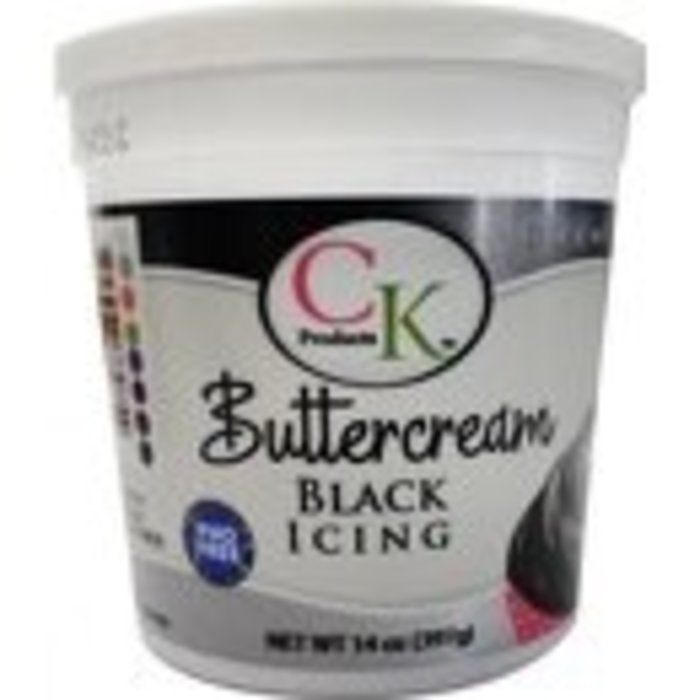 Black Buttercream Icing PHO Free 14 oz