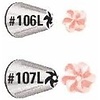 Left Handed Drop Flower Tip Set
