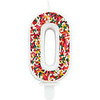 Sprinkle Candle Number 0