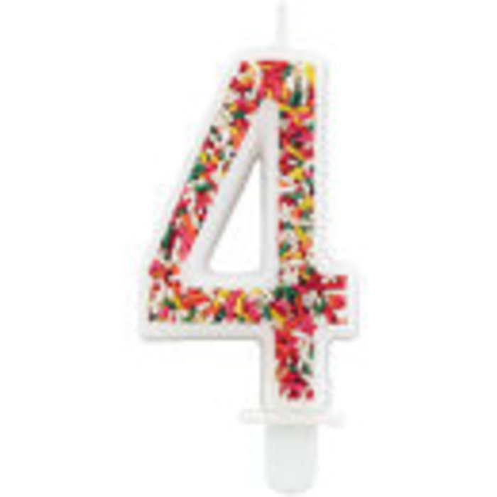 Sprinkle Candle Number 4