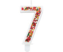 Sprinkle Candle Number 7