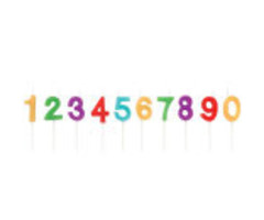 Number Candle Pick Set