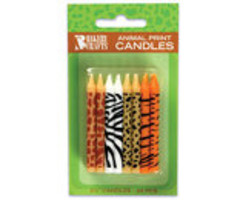 Animal Print Themed Candles