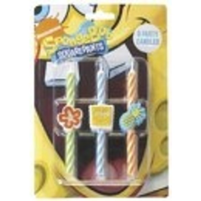 SpongeBob Square Pants Themed Birthday candles