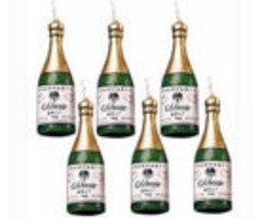 Champagne Bottle Shaped Birthday Candles by Wilton