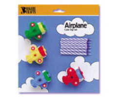 Airplane Shaped Birthday Candle Holders