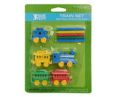 Train Candle Holder Set