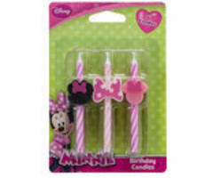 Minnie Mouse Icon Birthday Candles