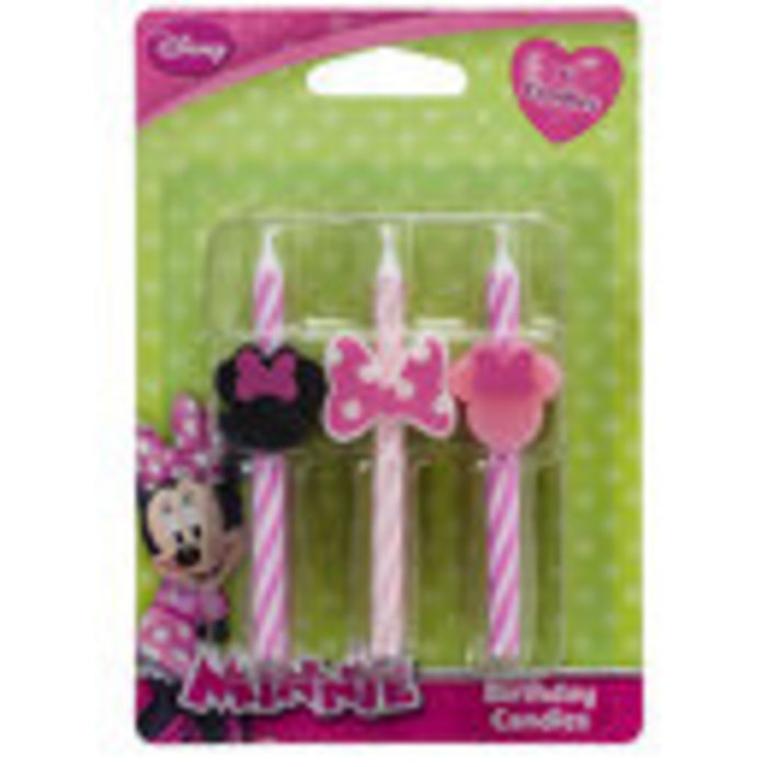 Minnie Mouse Icon Birthday Candles