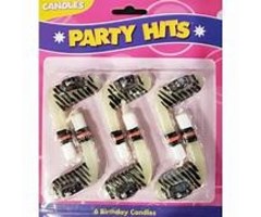 Hockey Stick Shaped Birthday Candles