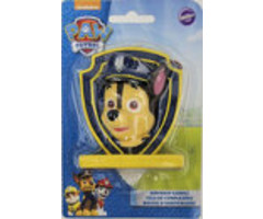Paw Patrol Chase Birthday Candle