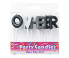 Over the Hill Birthday Candle Set spell