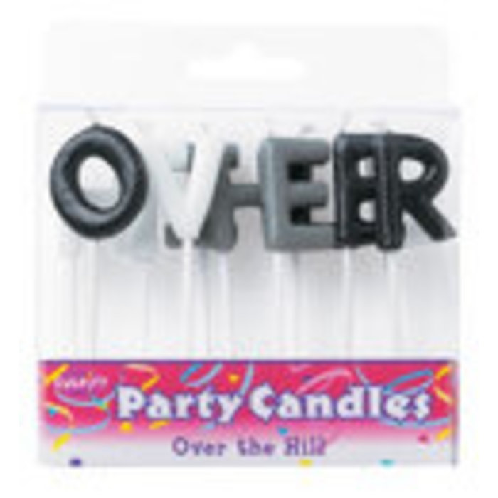 Over the Hill Birthday Candle Set spell