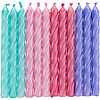 Teal, Pink and Purple Pearlized Birthday Candles