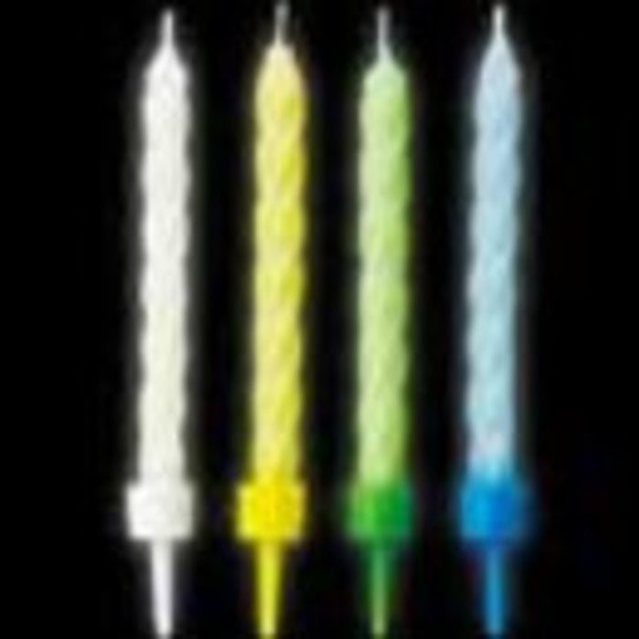 Glow in the Dark Birthday Cake Candles