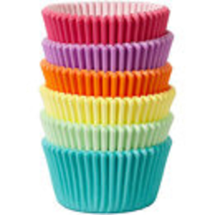 Rainbow Pastel Cupcake Liners 150 Count